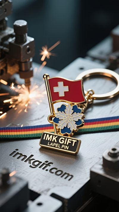 in988-Rot-weisser-Glaube-und-Mut-Schweizer-Geist-im-Edelweiss-Schlüsselanhänger